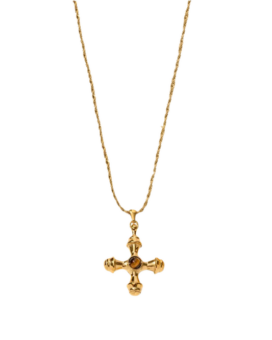 Amancio Necklace (Brown)