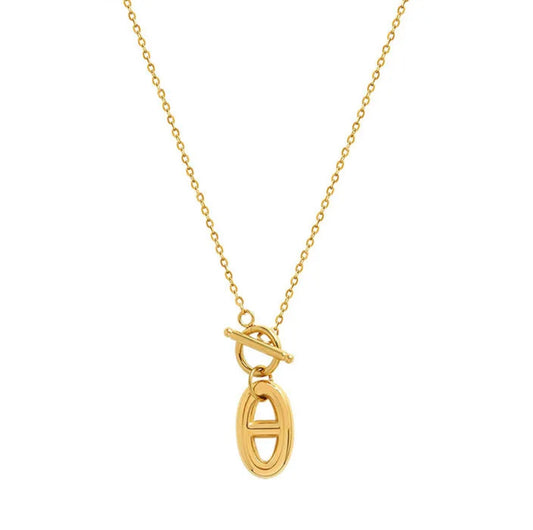 Pig nose necklace