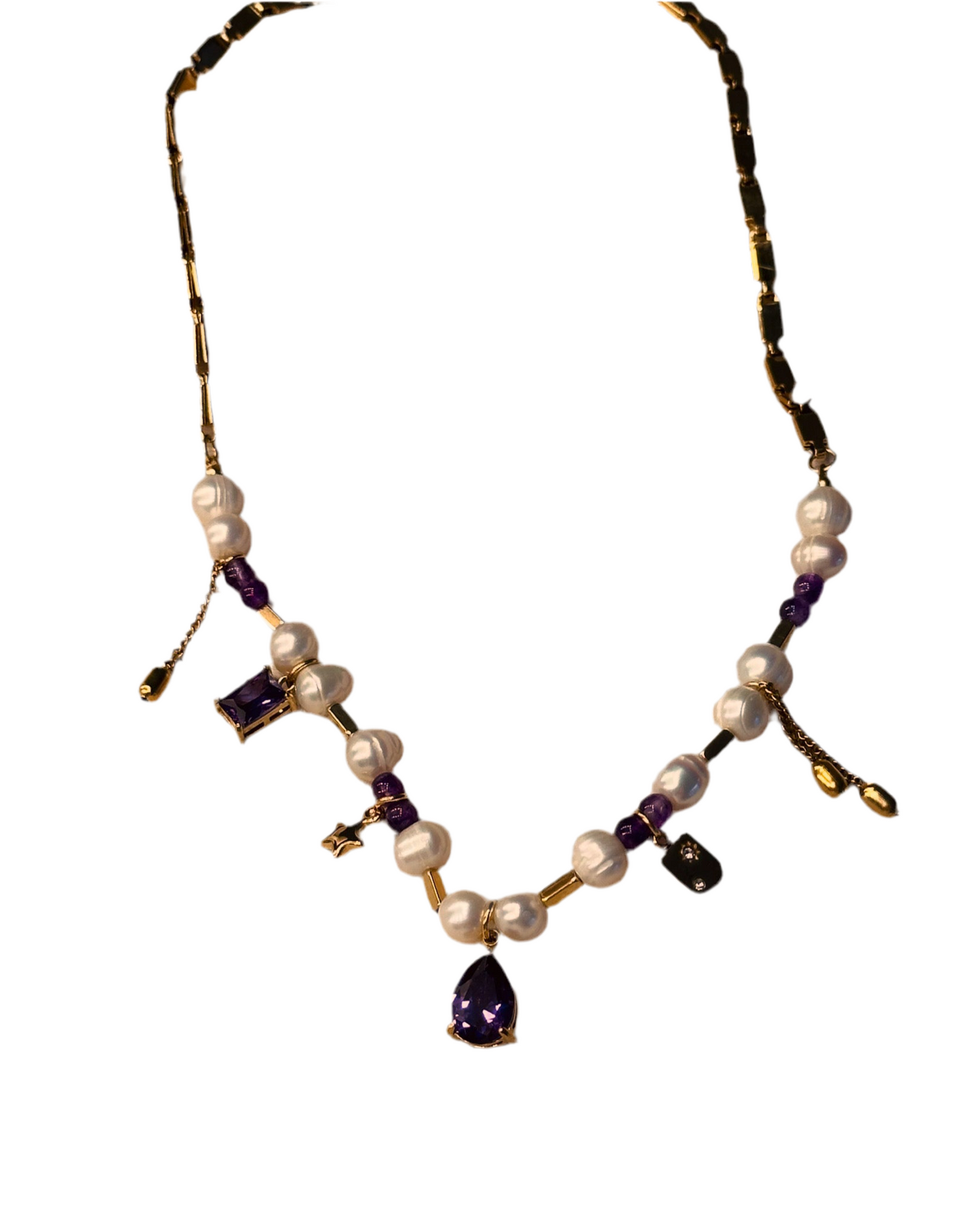 Hani purple necklace