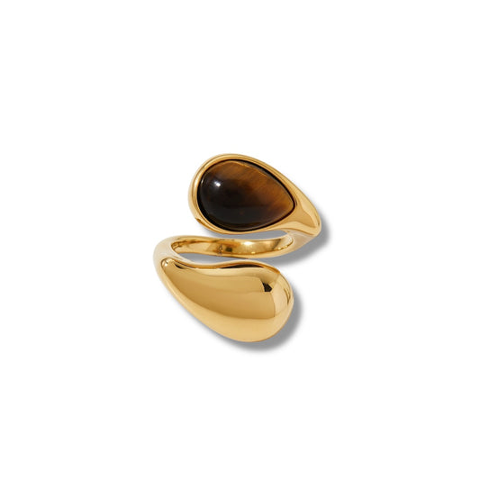 Amelia ring (tiger eye)