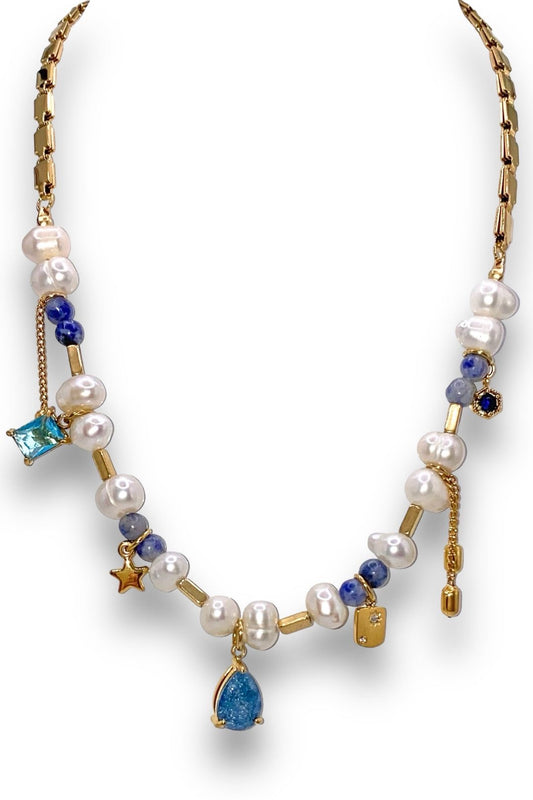 Hani blue necklace
