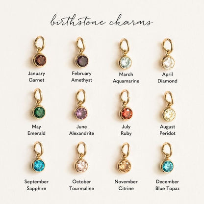 Birthstone Charm