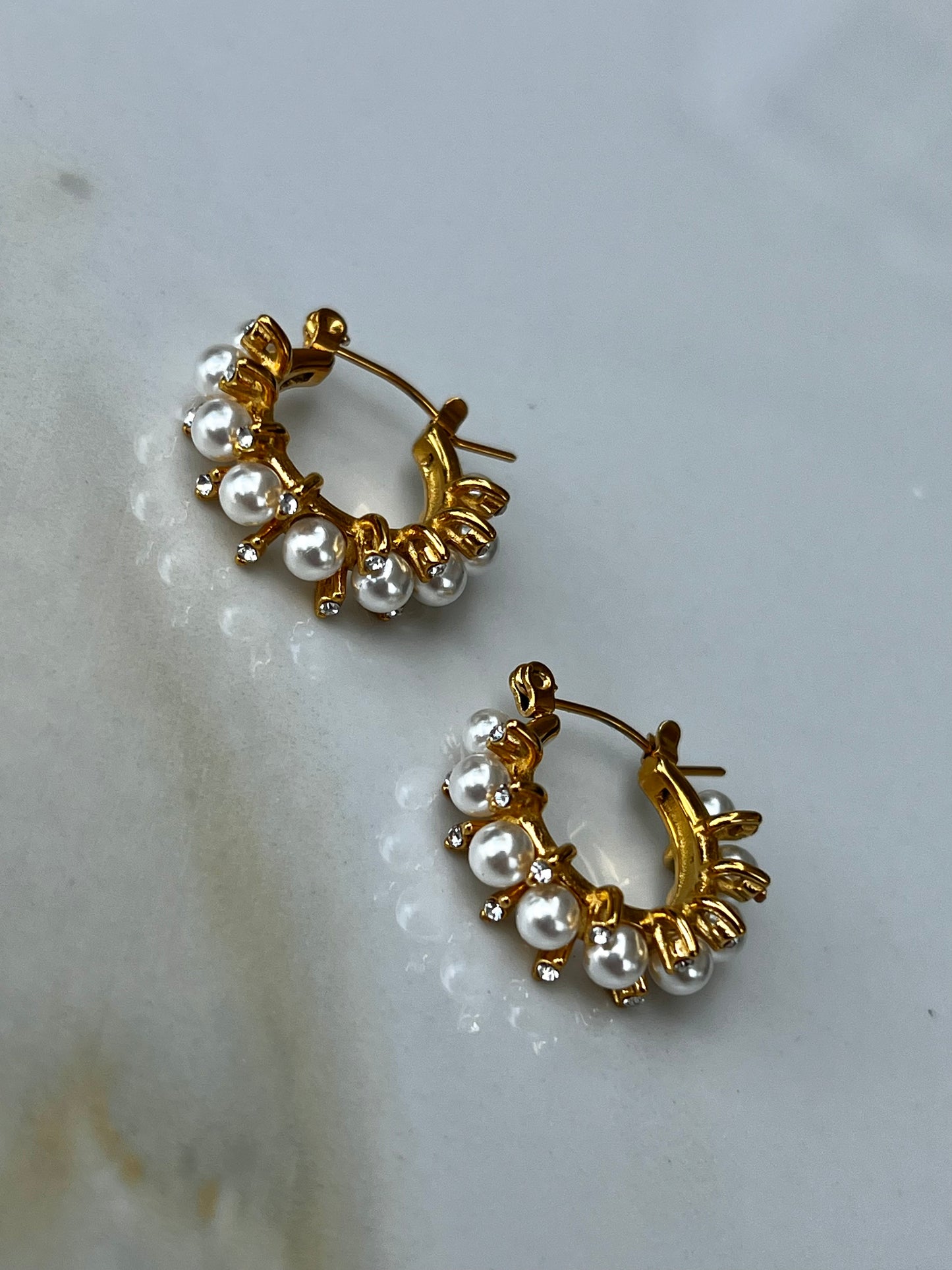 Lux pearl earrings